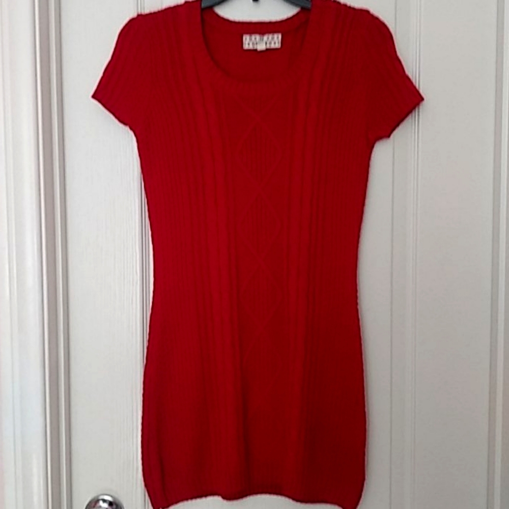 Red Sweater Dress